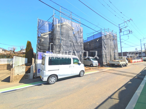 接道状況および現場風景　【東村山市秋津町３丁目】