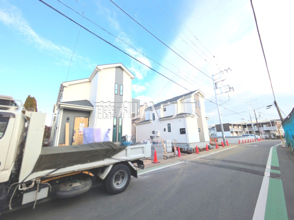 接道状況および現場風景　【東村山市秋津町３丁目】