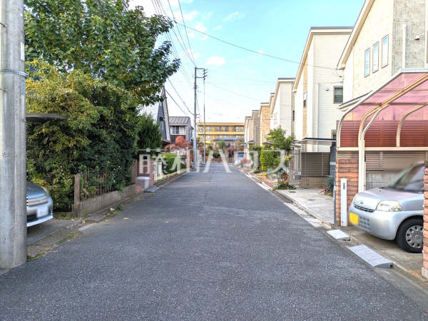接道状況および現場風景　【東村山市恩多町５丁目】