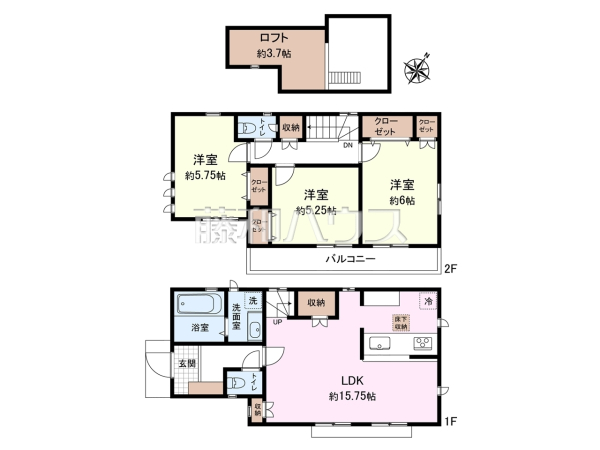 間取図　【東村山市恩多町５丁目】