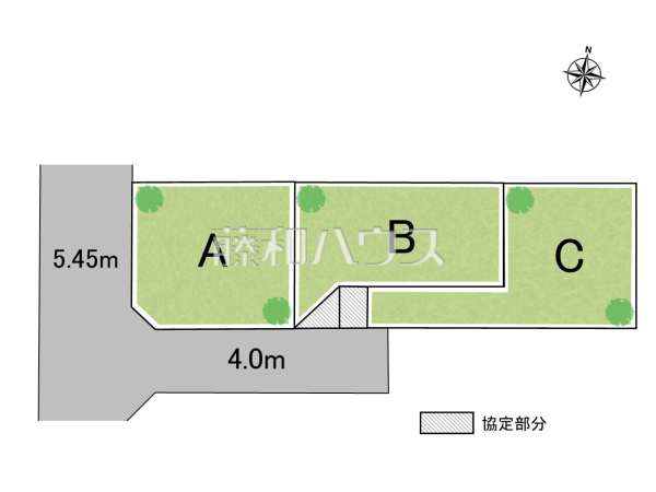 全体区画図　【杉並区下井草３丁目】