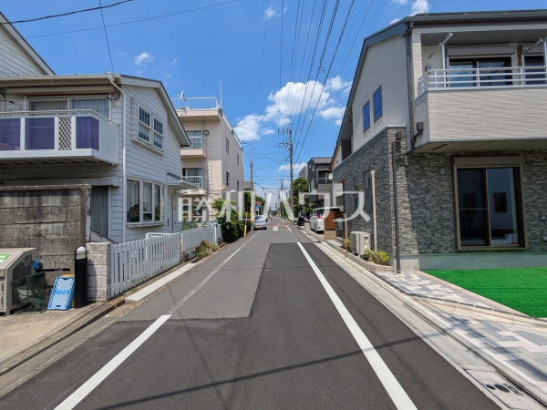 接道状況および現場風景　【杉並区下井草３丁目】