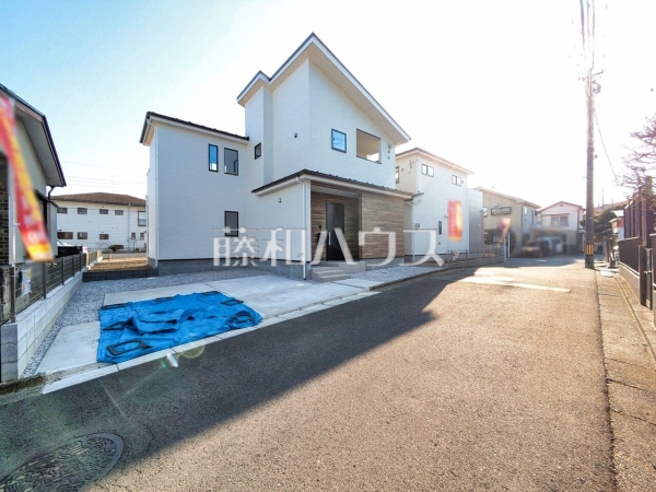 接道状況および現場風景　【八王子市めじろ台４丁目】