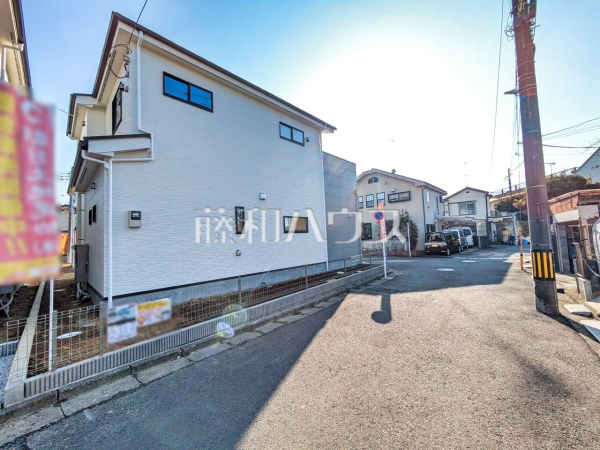 接道状況および現場風景　【八王子市めじろ台４丁目】