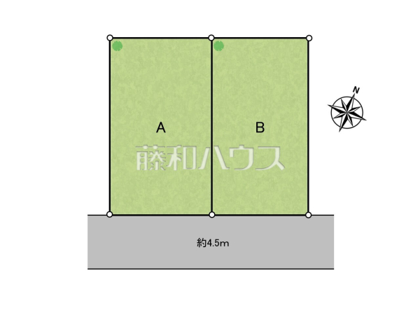 全体区画図　【東村山市富士見町３丁目】