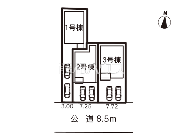 全体区画図　【岩倉市宮前町１丁目】