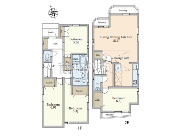 間取図　【杉並区南荻窪２丁目】