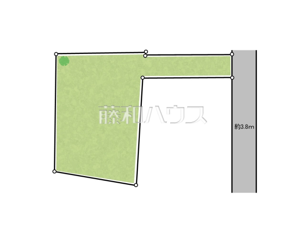 全体区画図　【三鷹市上連雀４丁目】