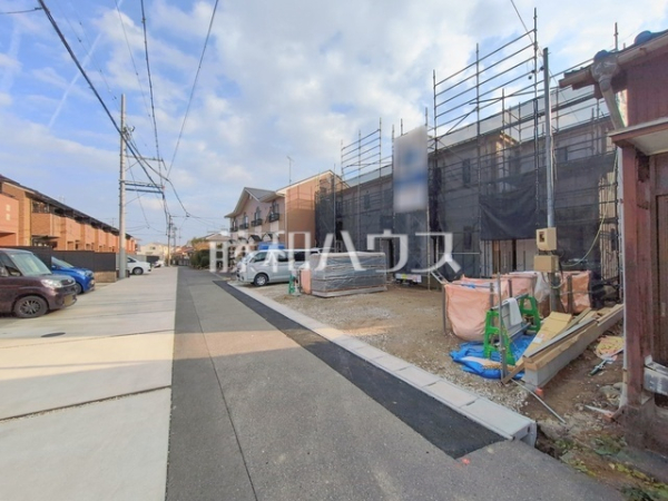 接道状況および現場風景　【岩倉市鈴井町中島】