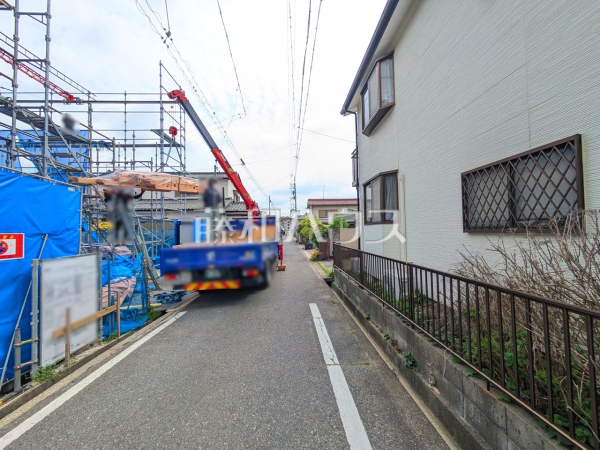 接道状況および現場風景　【名古屋市守山区小幡２丁目】