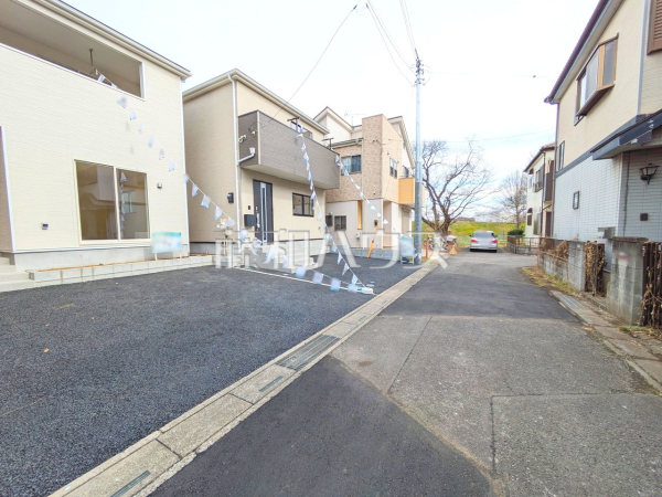 接道状況および現場風景　【富士見市水谷東１丁目】