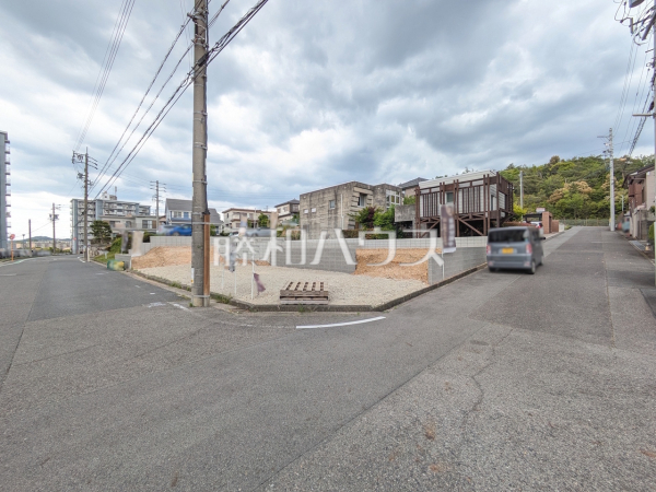 接道状況および現場風景　【春日井市高座台３丁目】