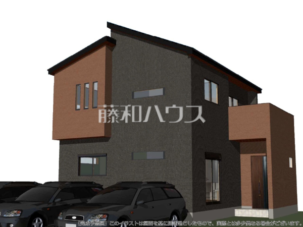 2号棟　完成予想図（外観）　【春日井市高座台３丁目】