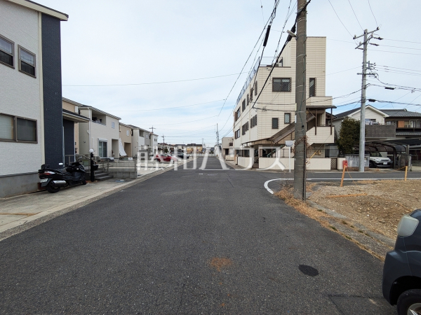 接道状況および現場風景　【春日井市林島町４丁目】
