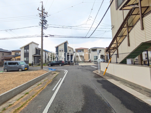 接道状況および現場風景　【春日井市林島町４丁目】