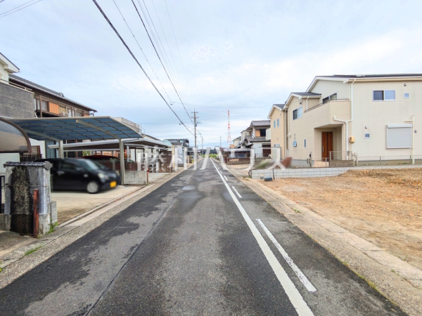接道状況および現場風景　【春日井市林島町４丁目】