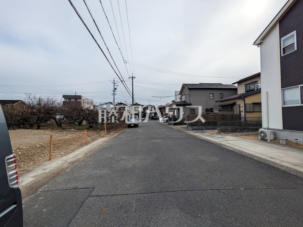接道状況および現場風景　【春日井市林島町４丁目】