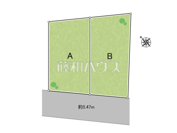 全体区画図　【与那原町字与那原】