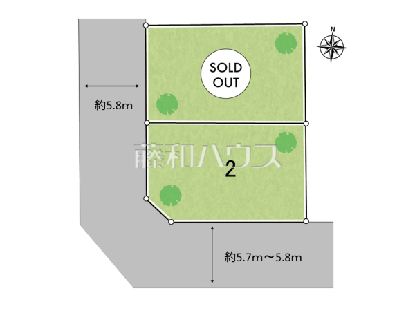 全体区画図　【福岡市南区長住７丁目】