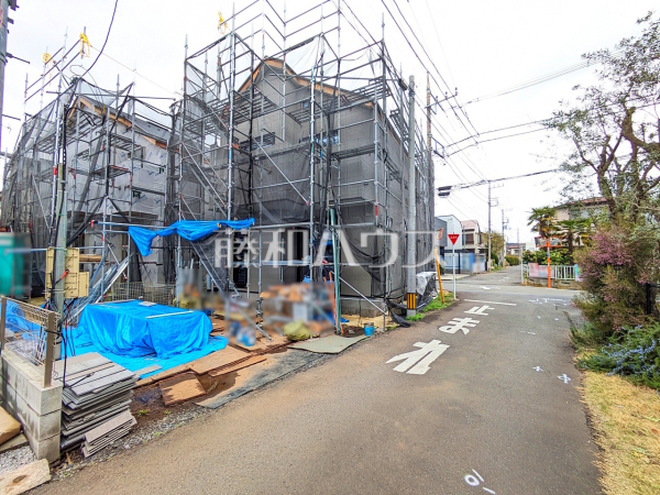 接道状況および現場風景　【立川市栄町３丁目】