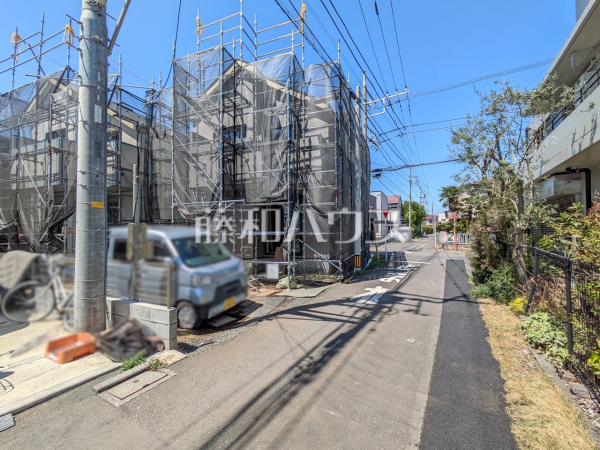 接道状況および現場風景　【立川市栄町３丁目】