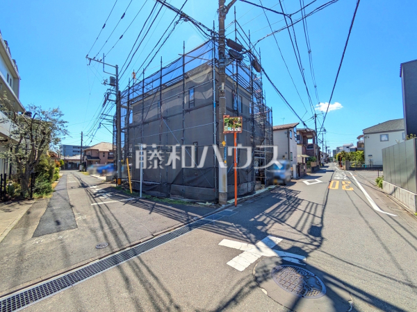 接道状況および現場風景　【立川市栄町３丁目】