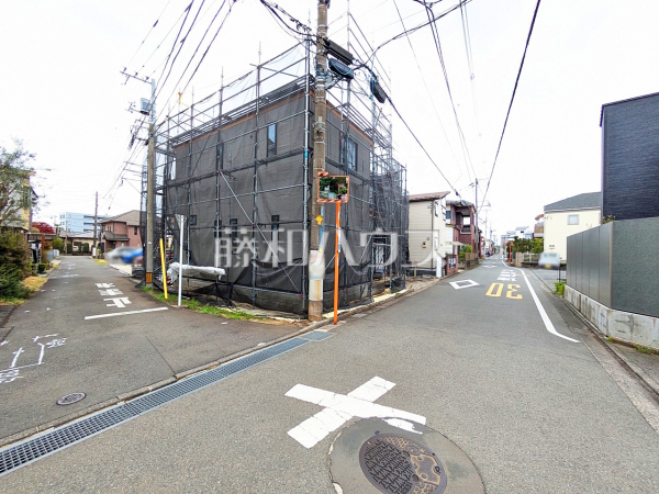 接道状況および現場風景　【立川市栄町３丁目】