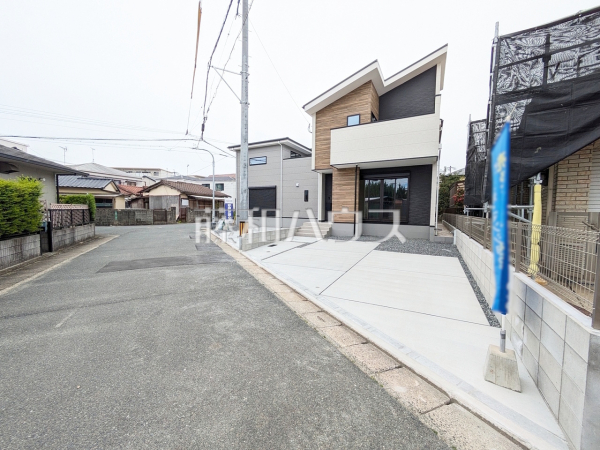 接道状況および現場風景　【福岡市南区警弥郷２丁目】