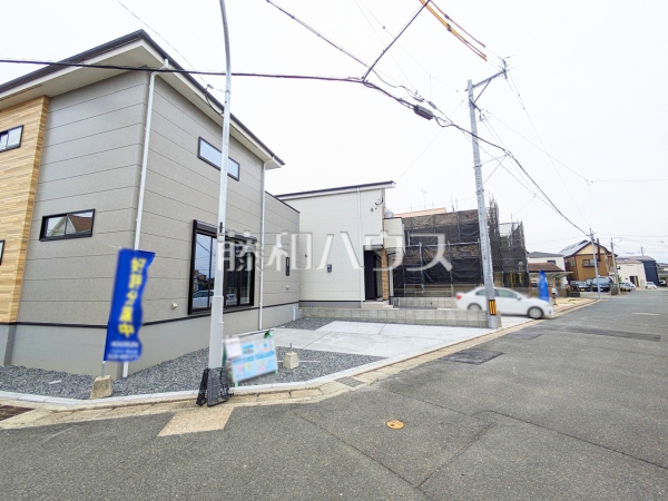 接道状況および現場風景　【福岡市南区警弥郷２丁目】