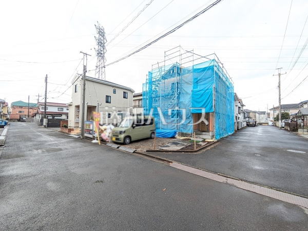 接道状況および現場風景　【武蔵村山市残堀１丁目】