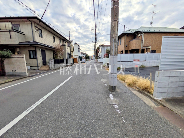 接道状況および現場風景　【世田谷区下馬６丁目】