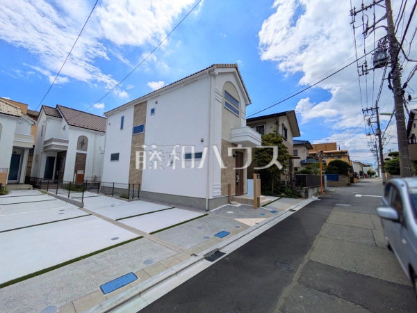 接道状況および現場風景　【世田谷区砧１丁目】