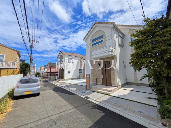 接道状況および現場風景　【世田谷区砧１丁目】