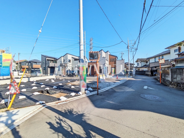 現場風景　【武蔵村山市残堀１丁目】お住まい探しは、家の良し悪しだけでなく周辺環境も重要なポイントです。ぜひ一度お客様の目でご覧ください。　