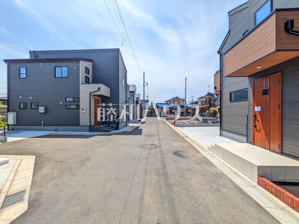 接道状況および現場風景　【武蔵村山市残堀１丁目】