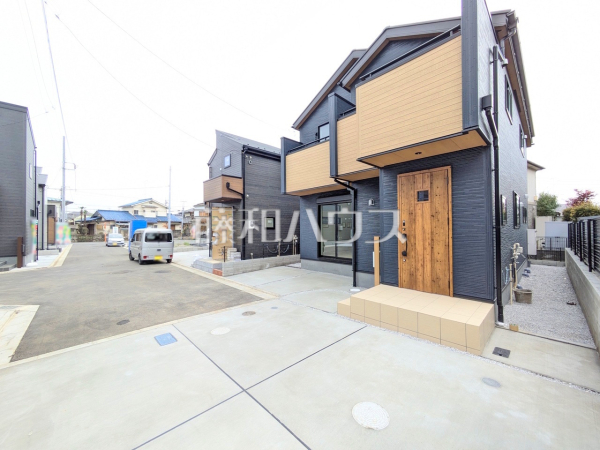 接道状況および現場風景　【武蔵村山市残堀１丁目】西武拝島線『西武立川』駅 バス18分「残堀」停歩7分です。