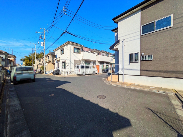 接道状況および現場風景　【新座市大和田４丁目】