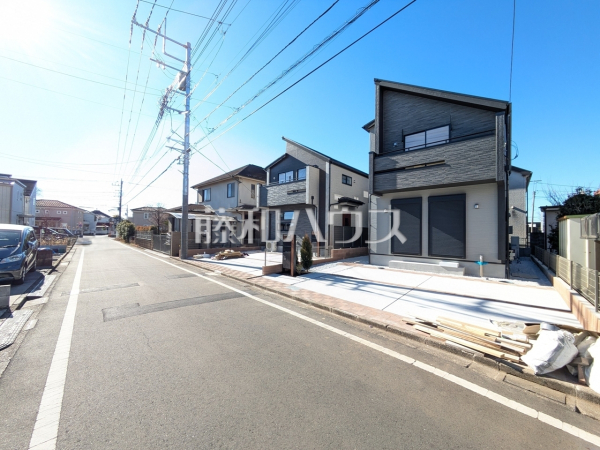 接道状況および現場風景　【立川市若葉町４丁目】