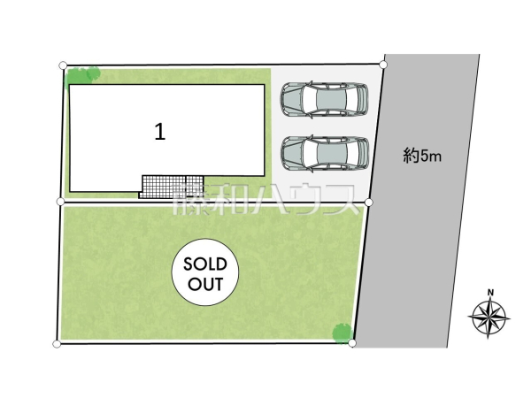 全体区画図　【立川市若葉町４丁目】