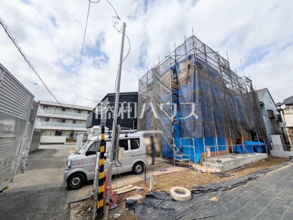 接道状況および現場風景　【狛江市西野川２丁目】