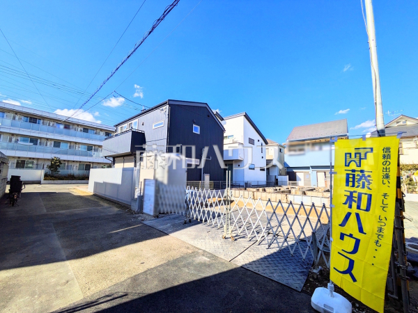 接道状況および現場風景　【狛江市西野川２丁目】