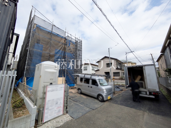 接道状況および現場風景　【狛江市西野川２丁目】