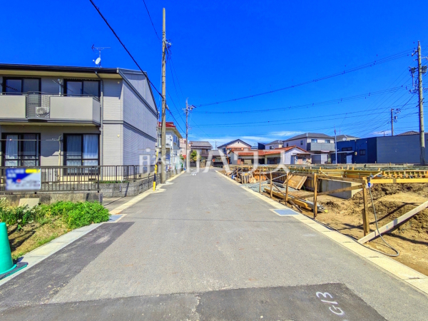 接道状況および現場風景　【岩倉市曽野町宮前】