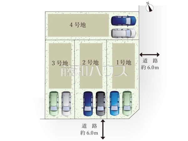 全体区画図　【岩倉市曽野町宮前】