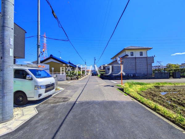接道状況および現場風景　【岩倉市曽野町宮前】