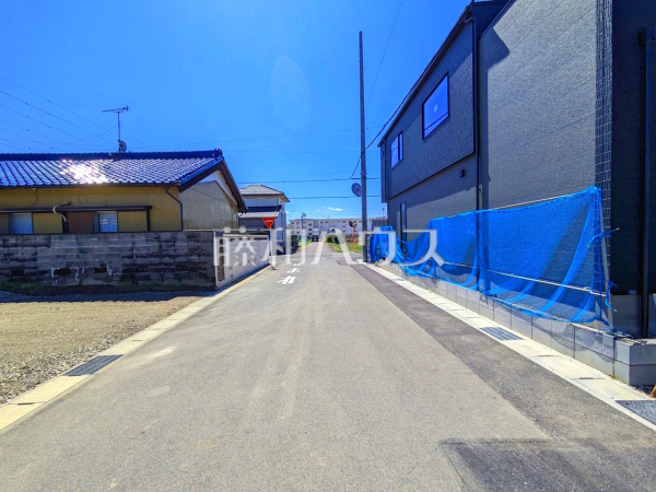 接道状況および現場風景　【岩倉市曽野町宮前】