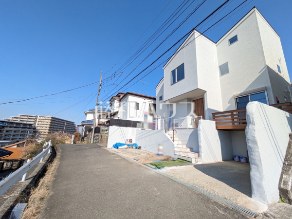 接道状況および現場風景　【八王子市東浅川町】