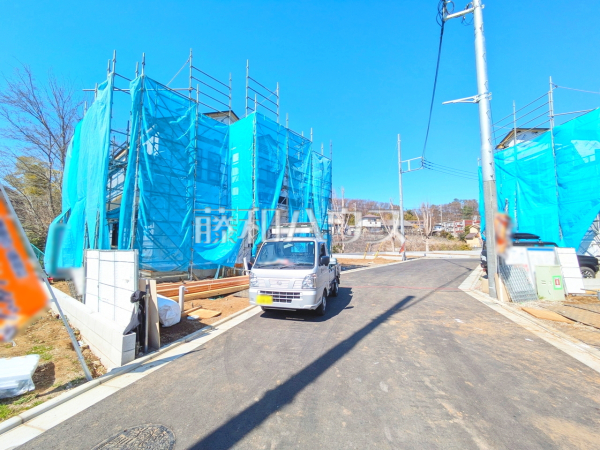 接道状況および現場風景　【八王子市石川町】