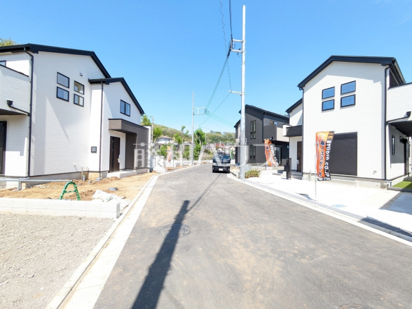 接道状況および現場風景　【八王子市石川町】
