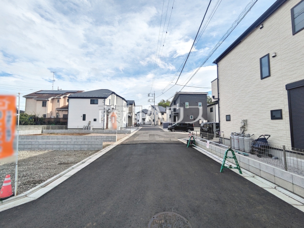 接道状況および現場風景　【八王子市石川町】